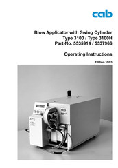 CAB 3100H Operating Instructions Manual