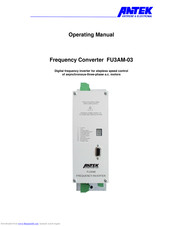 ANTEK FU3AM-03 Operating Manual