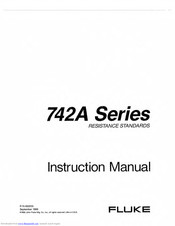 Fluke 742A-10k Instruction Manual
