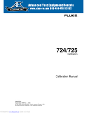 Fluke 724 Calibration Manual