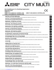 mitsubishi electric CMB-P-V-KB Installation Manual