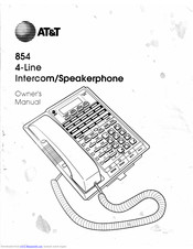 AT&T 854 Owner's Manual