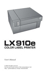 Primera label LX910e User Manual