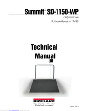 Rice Lake Summit SD-1150-WP Technical Manual
