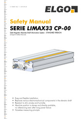Elgo LIMAX33 CP-00 SERIES Owners &  Safety Manual