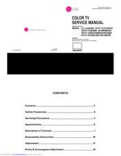 LG CT-20D70K Service Manual