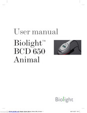 Biolight BCD 650 Animal User Manual