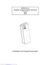 Roger PRT62 Installation And Programming Manual