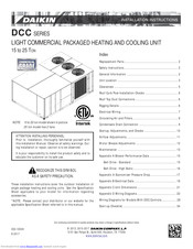 Daikin DCC240 Series Installation Instructions Manual