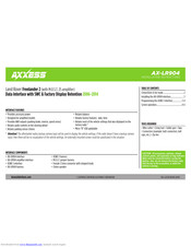 Axxess AX-LR904 Installation Instructions Manual