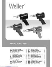 Weller 9200U Operating Instructions Manual
