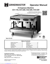 Grindmaster CS1-220 Manuals | ManualsLib