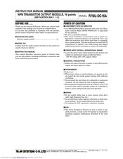 M-system R7ML-DA16 Instruction Manual