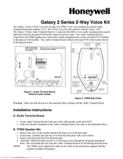 honeywell galaxy g2 20 user manual