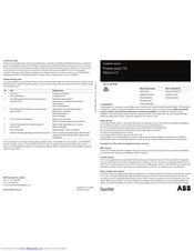 ABB Tmax T8 Installation Manual