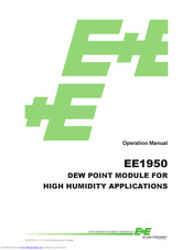 E+E Elektronik EE1900 Operation Manual
