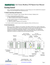 Numatics G2-2 Series Quick Start Manual