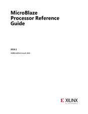 Xilinx MicroBlaze Reference Manual