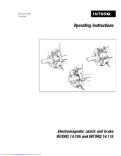 Intorq 14.105.10 series Operating Instructions Manual