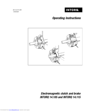 Intorq 14.115.12 series Operating Instructions Manual