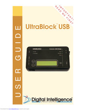Digital Intelligence UltraBlock USB User Manual