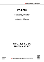 Mitsubishi Electric FR-D720S SC EC Instruction Manual
