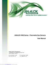 ANALOX 2000 Series User Manual