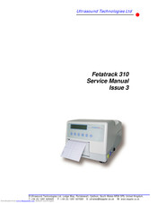 Ultrasound Technologies Fetatrack 310 Service Manual