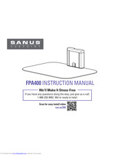 Sanus FPA400 Instruction Manual