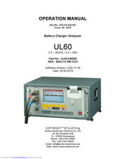 Nortec UL60 Operation Manual