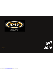 SKY PARAGLIDERS GII 2010 Manual