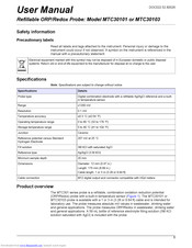 Hach Intellical MTC30103 User Manual