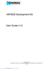 Nordic Semiconductor nRF8002 User Manual
