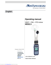 Delta OHM HD32.3 Operating Manual