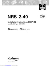 GESTRA NRS 2-40 Installation Instructions Manual