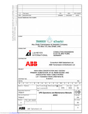 ABB UNV-F Operation Manual
