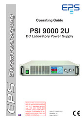 EPS Stromversorgung PSI 9750-06 2U Operating Manual