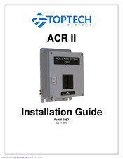 Toptech ACR II Installation Manual
