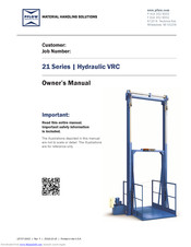 PFlow Industries 21 Series Owner's Manual