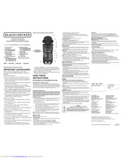 Black & Decker DCM2160W User Manual