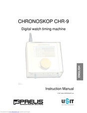 PRELIS CHRONOSKOP CHR-9 Instruction Manual