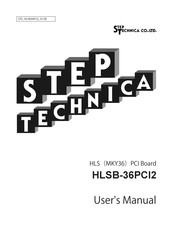 StepTechnica HLSB-36PCI2 User Manual