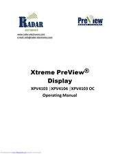 PreView XPV4103 OC Operating Manual