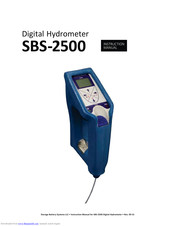 SBS SBS-2500 Instruction Manual