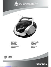SOUNDMASTER SCD2350 Manual