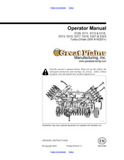 GREAT PLAINS 5317 Operator's Manual