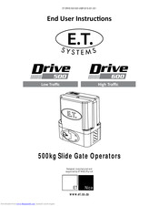 E.T. Systems Drive 600 User Instructions