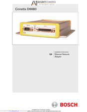 Bosch Conettix D6680 Installation Instructions Manual