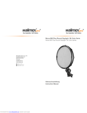 Walimex Pro Niova 800 Plus Daylight Instruction Manual