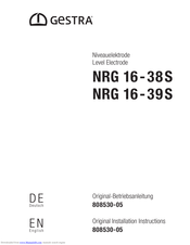GESTRA NRG 16-38 S Original Installation Instructions